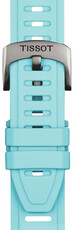 Cinturino in silicone Tissot T852.049.329 21mm, blu, Quick Release