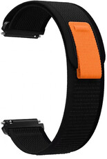 cinturino in nylon Ricardo Carezza 20mm, Black, Quick Release