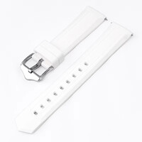 Cinturino in silicone Ricardo, bianco, Quick Release