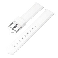 cinturino in silicone Ricardo Lucca, Quick Release, bianco