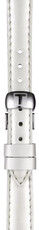 Cinturino in pelle Tissot T852.036.540 12mm, bianco