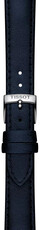 Cinturino in pelle Tissot T852.050.307 22 mm, blu, vegan