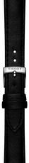 Cinturino in pelle Tissot T852.050.317 16 mm, nero, ecopelle