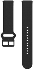 Cinturino in silicone Polar 20mm, nero, dimensione S-L, Quick Release