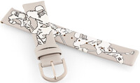 Cinturino in similpelle JVD RJ7221.3 18mm, grigio, per bambini