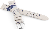 Cinturino in pelle JVD RJ7224.2 16 mm, grigio, per bambini