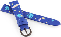 Cinturino in similpelle JVD RJ7225.2 16mm, blu, per bambini