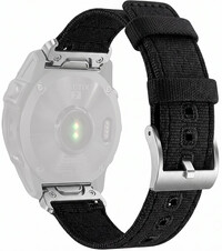 Cinturino in nylon Ricardo Ortisei 22mm, Black, QuickFit