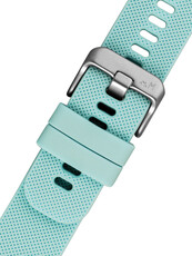 Cinturino in silicone Morellato Byte 5654187.076 M, verde, sgancio rapido
