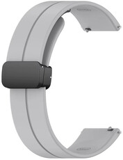 Cinturino in silicone Ricardo 22mm (pro Huawei Watch GT 4, 5), grigio V1, Quick Release