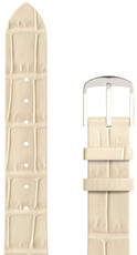 Cinturino in pelle JVD RBR14C819-LEA-V10 16mm, beige