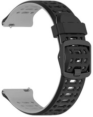 Cinturino in silicone Ricardo Pejo 22mm, Black/Gray, Quick Release
