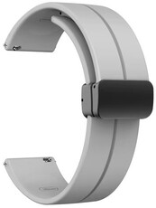Ricardo Cinturino in silicone 22 mm (per Amazfit Bip 5), grigio, sgancio rapido