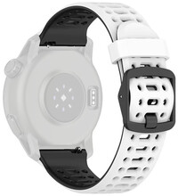 Cinturino in silicone Ricardo 22mm (pro Coros Pace 3, Apex 2 Pro), bianco V1, Quick Release
