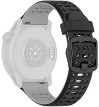 Cinturino in silicone Ricardo 22mm (pro Coros Pace 3, Apex 2 Pro), nero V2, Quick Release