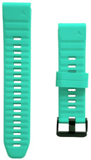 Ricardo Cinturino in silicone 22 mm (per Garmin Fenix 8/7/6 (47 mm), Epix 2 ecc.), verde, QuickFit
