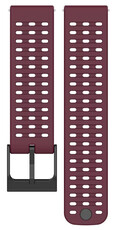 Ricardo cinturino in silicone da 22 mm (per Suunto 9 Peak, Race, Vertical), rosso V1, sgancio rapido