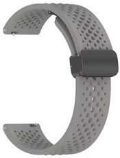 Cinturino in silicone Ricardo 22 mm (per Xiaomi), grigio V2, sgancio rapido