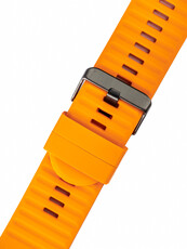 Ricardo Cinturino in silicone 26 mm (per Garmin Fenix 8/7X/6X (51 mm), Tactix ecc.), arancione, QuickFit