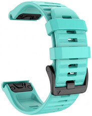Cinturino in silicone Ricardo Livigno 22mm, Green, QuickFit