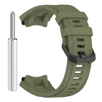 Cinturino in silicone Ricardo (per Amazfit T-Rex 3), verde, + accessori di ricambio