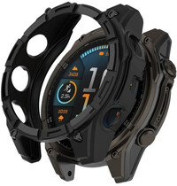 Custodia protettiva (per Garmin Fenix 8 AMOLED, 47mm), in silicone, nero