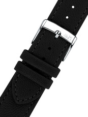 Cinturino in pelle Morellato Debussy 5806D95.019 M, nero, materiale riciclato
