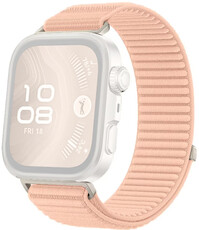 Cinturino in nylon Ricardo (pro Huawei Watch Fit 4), rosa