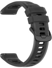Cinturino in silicone Ricardo 22mm (pro Garmin Forerunner 570 (47mm) aj.), nero, Quick Release
