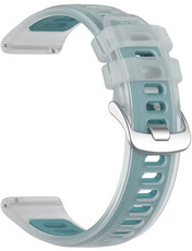 Cinturino in silicone Ricardo 22mm (pro Garmin Forerunner 570 (47mm) aj.), blu, Quick Release