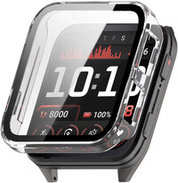 Cover protettiva (pro Garmin Venu X1), in plastica, trasparente + vetro