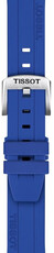 Cinturino in silicone T852.051.023 18mm, blu, Quick Release