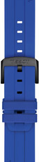 Cinturino in silicone Tissot T852.050.991 22mm, blu, Quick Release
