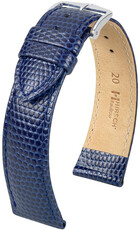 Cinturino in pelle Hirsch Rainbow L 12322680NQ-2, blu, vitello, lunghezza L