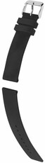 Cinturino in silicone Hirsch Carneval 46398850-2, nero
