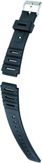 Cinturino in silicone Hirsch Digital L 40408850-2, nero, lunghezza L