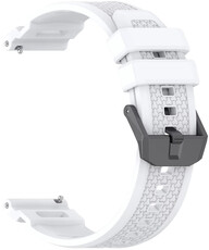 Cinturino in silicone Ricardo 24mm (pro Garmin Venu X1), bianco, Quick Release