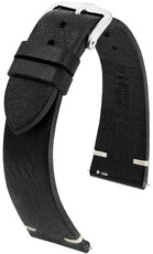 Cinturino in pelle Hirsch Bagnore 05502150-2, nero, pelle di vitello, Quick Release