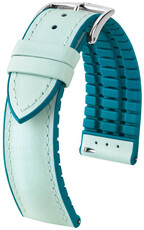 Cinturino in pelle Hirsch Lindsey 0928302181-2, blu, pelle di vitello, Quick Release