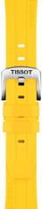 Cinturino in silicone Tissot T852.050.994 20mm, giallo, Quick Release