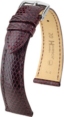 cinturino in pelle Hirsch London L 04366060-2, viola, pelle di lucertola, lunghezza L, Quick Release