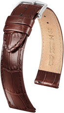 Hirsch Louisianalook cinturino in pelle L 03427010-2, marrone, pelle di vitello, lunghezza L