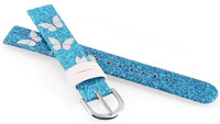 Cinturino in similpelle JVD RJ7238.2 14mm, blu, per bambini