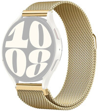 bracciale in acciaio inossidabile Ricardo Venosa, dorato, Quick Release, a maglia milanese, magnetico