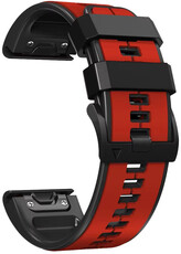 cinturino in silicone Ricardo Canazei 22mm, Red, QuickFit