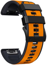 cinturino in silicone Ricardo Canazei 22mm, Orange, QuickFit