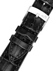 Cinturino in pelle Morellato Bayon 6167C54.019 S, nero