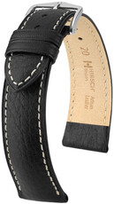 Cinturino in pelle Hirsch Boston 01302150NQ-2, nero, pelle di vitello