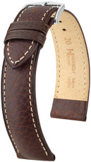Cinturino in pelle Hirsch Boston L 01302010NQ-2, marrone, pelle di vitello, lunghezza L