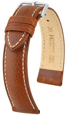 Cinturino in pelle Hirsch Boston L 01302070NQ-2, marrone, pelle di vitello, lunghezza L